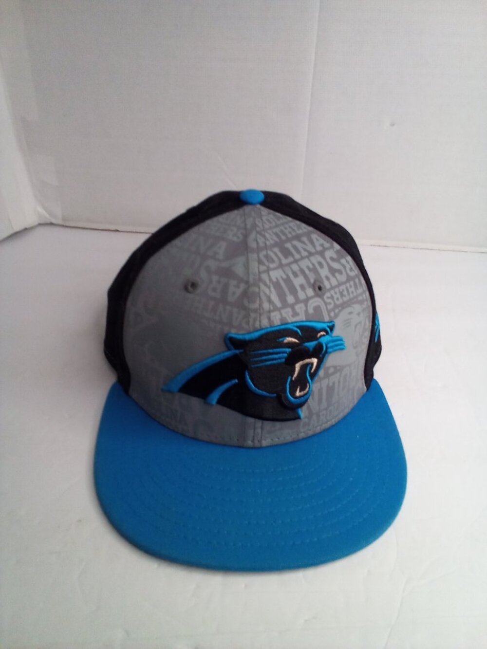 Carolina Panthers Hat NFL Football M/L Adjustable Snapback 9Fifty Blue Black